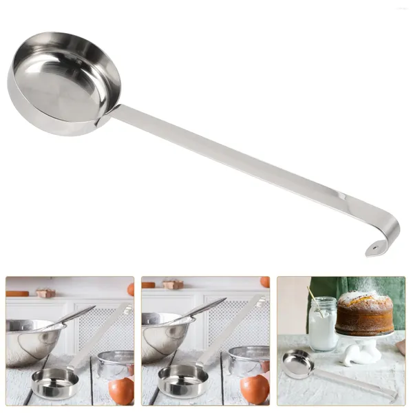 Cucharadas de salsa de pizza cucharas con la cocina de la cocina midiendo sopa con cucharada larga horneado para cocinar uso agitado mini alimentos