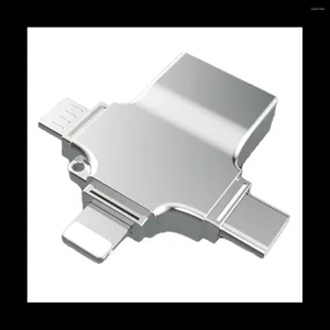 Cuillères lecteur de carte SD adaptateur micro-carte 4 en 1 USB 3.0 micro-sd vers lecteur de carte pour Interface Apple OTG Adaptador