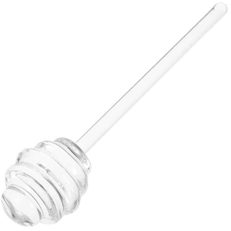 Lepels siliconen klop honing roerder lange handgreep staaf emmer praktische draagbare cocktail huishouden stick