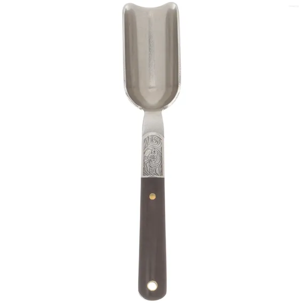 Cuillères à cuillère cuisine pop-corn scoop petit café grain de café metal lâche boues de thé