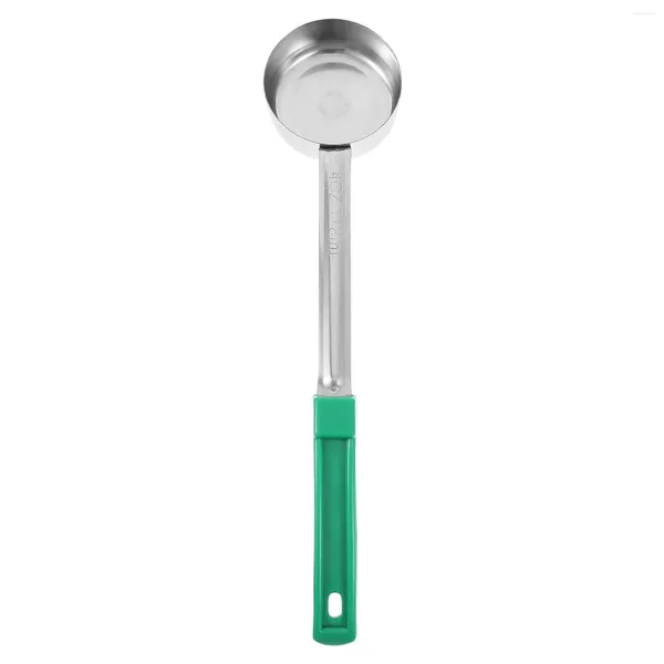 Cucharas Cuchara de control de porciones de acero inoxidable Cuchara para medir y servir Cucharas de grado comercial para cocinar en casa 4 oz