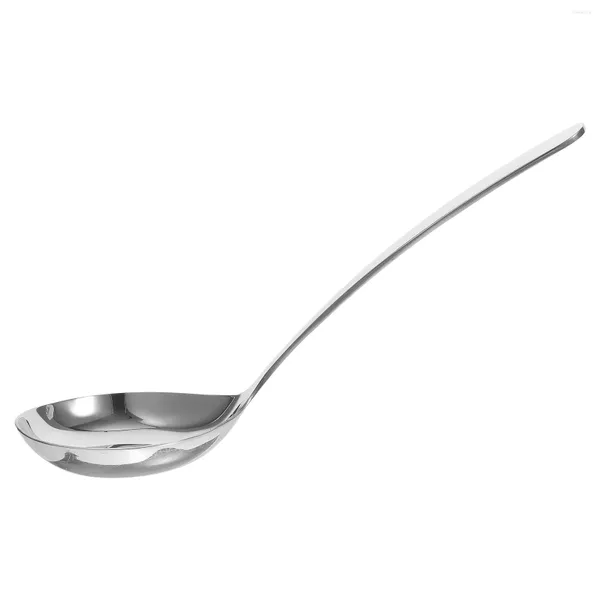 Cucharas de la olla de acero inoxidable Servir buffet arroz sopa de paleta ensalada con cucharada banquete de metal pequeño cocinero