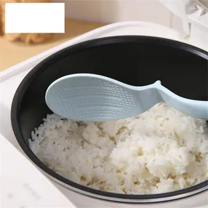 Cuillères à table cuillère de riz peut dresser des ustensiles de cuisine paddle servant des fournitures à haute température poignée longue