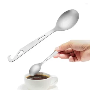 Spoons Titanium Spoon 2 en 1 conception portable de randonnée portable Sprows Picnic Table Varelle