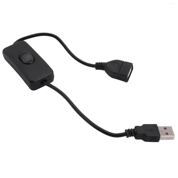 Cucharas USB A cable de extensión macho a hembra con interruptor de encendido/apagado