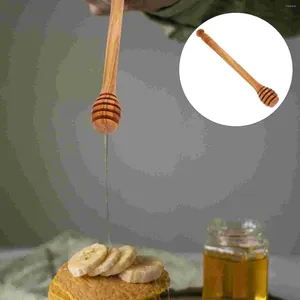 Cuillères à miel en bois Dipper Stick Sirop Kitchen for Jar