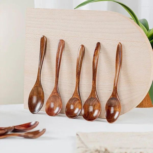 Cucharas Cuchara De Madera Sopa Hogar Arroz Postre Muebles Chinos De Alto Valor Para Niños Esenciales