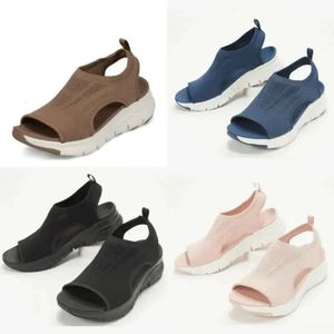 Sport 806 Été lavable Slingback Orthopedic Slide Femmes Platforms Sandales Softs Tandes Softs Chores décontractées FO A6A