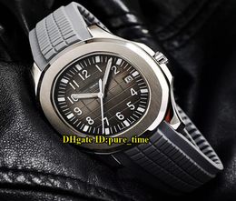 Sport Aquanaut 40mm 5167a Calalable gris 5168 Asian 2813 Automatic Mens Watch 316L ACIER STRAP GRENE STRAP HEURDES de haute qualité5717951