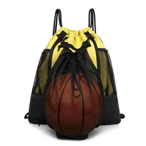 Sacs de sport Basket-ball football volley-ball sac à dos multifonctionnel sport cordon sac à dos séparé sac de tennis amovible G230506