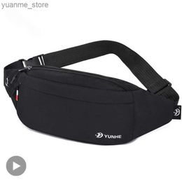 Sacs de sport pour hommes et femmes sacs d'emballage de taille pour femmes avec sac de bananier au ventre et femmes kangourou fesses de téléphone mobile sac latérale sac de taille mari y240410