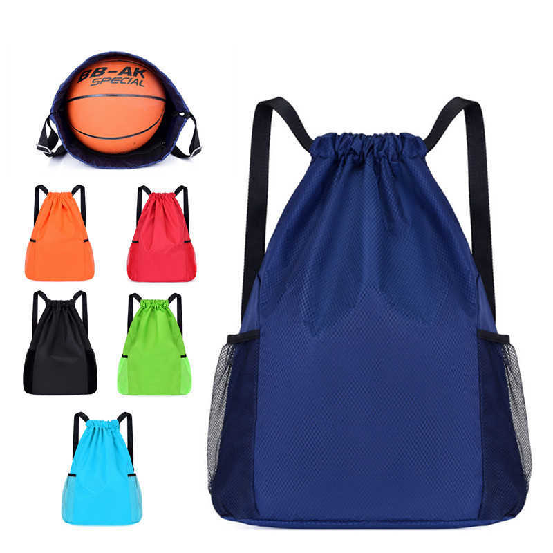 Sport Bags Sports Bags For Men's Travel Large Drawstring Shoulder Women's Football Basketball Female Fitness Gym Backpacks For Training G230506