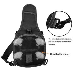 Bolsas deportivas Bolsa de deportes al aire libre táctico Pack Single Shoder MTIUSE IMPRESIÓN COSTRO COSTRO CUERPO MARCA MARCACA PARA CAMBITA DE CAMISA DE CAMINO DHLBC