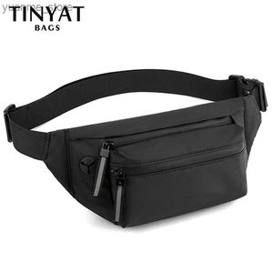 Bolsas deportivas bolsas de cinturón para hombre de nylon para deportes de viaje corriendo para hombres bolsas de cintura billetera gran ruina bolsa impermeable bolso de hombro y240410