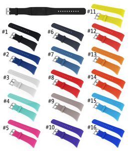 Sportband voor Samsung Gear Fit 2 SMR360 Fitness Band Wearable Rubber Bracelet Pols -band R3608000432