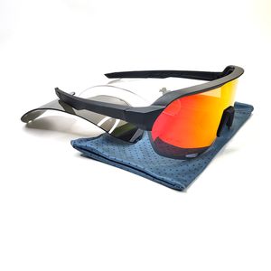 Lunettes de vélo de Sport demi-monture TR9O lentille polychrome lunettes de soleil de vélo en plein air 3 lentilles modèle AKS2 lunettes de Cycle vtt