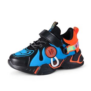 Sport Boys Sneakers Kinderen Casual Schoenen voor Kinderen Sneakers Gils Schoenen Ademend Mesh Running Footwear Rubber HookLoop Fashion G1025