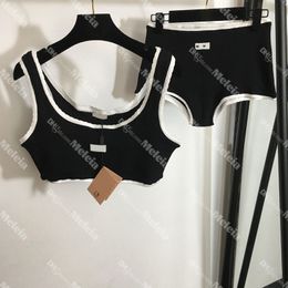 Ensembles de soutien-gorge de Sport, sous-vêtements taille élastique pour femmes, Lingerie tricotée, tenue de Yoga, sous-vêtements de Fitness