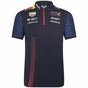 Sportautofans Herenpolo's en Dames 2023 F1 Team T-shirt Pak Vier seizoenen Formule 1 Nieuw product Racing Officieel aangepast polo 11 # Sergio Perez 1 #