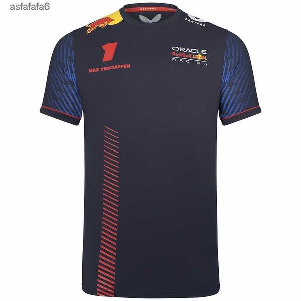 Sport Car Team Fanst-Shirts F1 Formule One T-shirt Mens Le nouveau pilote Max Verstappen Sportswear Men and Women with Leisure Summer Summer Short Sleeve 1 # Qit2