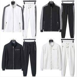 Sport Casual Jacket Suit Designer Pantalon pour hommes décontractés Black Color Sport Pantalon Fitness Vêtements Mens de haute qualité Multi-taille disponible FZ2404252