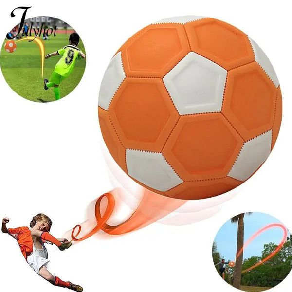 Sport Curve Swerve Ballon de football Jouet de football KickerBall pour garçons et filles Parfait pour un match ou un jeu en intérieur et en extérieur 240301