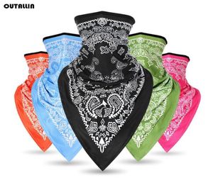 Sport Cycling Bandana Scarf Triangle Face Mask Cashewif Face Shield Camping Hunting Antiuv Neck Gaiter Men Femmes Couvre-tube Men8992858