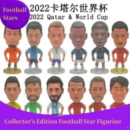 Sportfiguur Wereldbeker voetbalster Hand Puppets Model speelgoedpop fan souvenir mode sport celebrity handen poppenspel