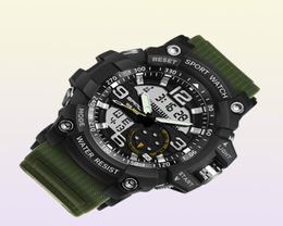 Sport G Watch Dual Time Men Watchs 50m Imperproof Male Horloge Match Military Watchs for Men Shock Resissiant Sport Watchs Gifts X05249046572