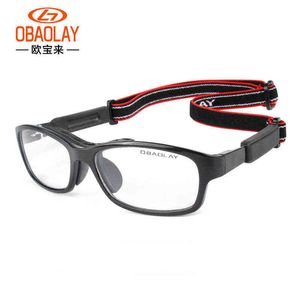 Sportbril Anti Boog Basketbal Goggles Voetbal Oogbril Frame TR90 Anti-Collision Protector Eyewear Bike Fietsen Glas 220120