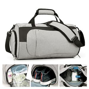 Deporte Gimnasio Bolsa cilíndrica Entrenamiento Fitness Viajes Al aire libre Impermeable Nylon Deportes Hombres Mujeres Mochilas Equipaje multifuncional Bolso de hombro