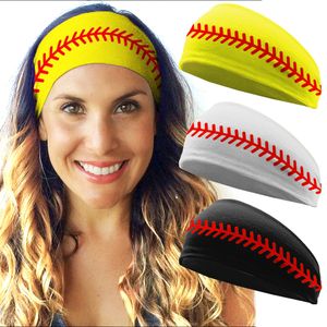 Sport Headwears hoeden accessoires honkbal sport hoofdband dames mannen softbal voetbal team haarbands zweet hoofdbanden yoga fitness sjaal sportdoek 20 stijlen