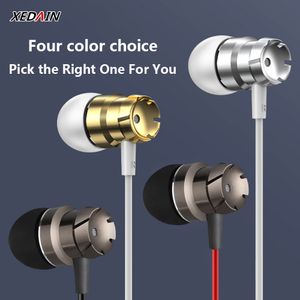 Auriculares deportivos intrauditivos con micrófono de 3,5mm, auriculares estéreo con cable, auriculares manos libres para reproductor de Mp3, iPhone, teléfono móvil Xiaomi