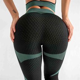 Sport Leggings Dames Hoge Taille Naadloze Push Up Fitness Gym Workout Anti Cellulite Leggins Mujer 210925