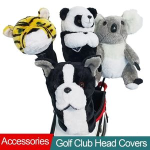 Sport Long Neck Driver Practical Golf Golf Rod Slets Sents en peluche Animal Heascover Golf Club Heads 1/3/5 Fairway Woods 240409