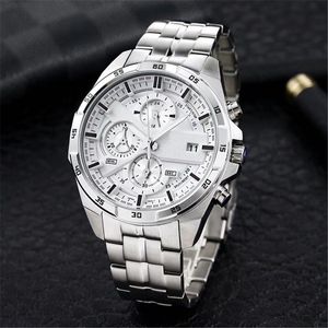 Montre de Sport à Quartz numérique universelle pour hommes, EFR539, étanche, heure mondiale, LED, grand cadran, série Oak