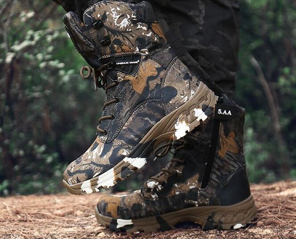 Sport hommes haut camouflage bottes de combat imperméables bottes militaires antidérapantes bottes tactiques entraînement de fitness marche gym jogging yakuda boutique en ligne locale