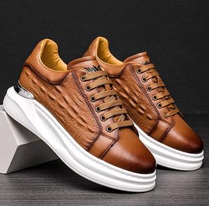 Sport mesh ontwerper plus size schoenen schoenen schoenen mode mannen platform lovertjes sneakers lente herfst veter outdoor party tennis walking loafer maat 38-47 866