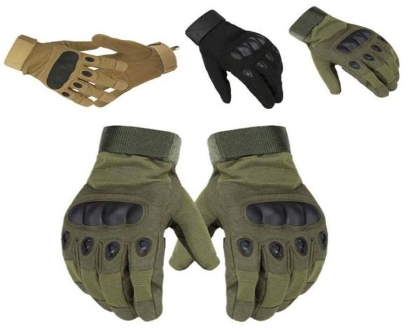Sport Outdoor Tactical Army Airsoft Shooting Bicycle Combat Fingerless Paintball Hard Carbon Full Finger Finger Gloves 2123601