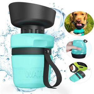 Sport portable chien bouteille d'eau pour animaux de compagnie chiot de voyage de voyage extérieur universel buveur de bol à eau buveau de tasse de tasse de tasse 240416