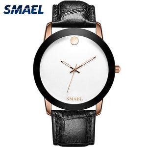 Sport quartz horloge mannelijke horloge Smael digitale horloge mannen waterdichte eenvoudige zwarte horloge grote dial1902 cool mannen horloges automatische Q0524