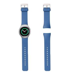 Sport vervangende horlogeband voor Samsung Gear S2 R720 Strap Silicone Pure Color Barken voor SM-R720 smartwatch-armband Correa