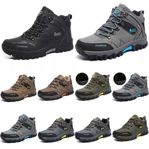 Sport Running Athletic Bule Noir Blanc Marron Gris Hommes Baskets Baskets Chaussures Mode Extérieur Taille 39-47-12 GAI XJ