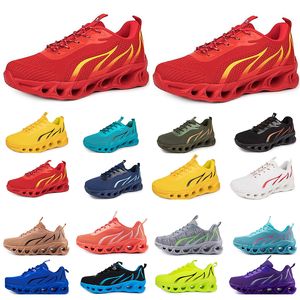 Sport Running Athletic Bule Zwart Wit Bruin Grijs Heren Trainers Sneakers Schoenen Mode Outdoora A534 GAI sport