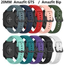 Sport Siliconen Horlogeband Band voor Xiaomi Huami Amazfit GTSGTR 42mm Bip Lite samsung S2 Gear Sport Smart Horloge band Armband Ba5145819