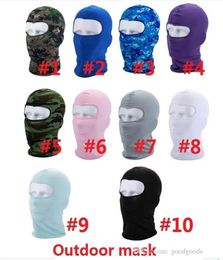 Sport Ski Maskers Fiets Masker Caps Motorfiets Barakra Hoed CS winddicht stof hoofd sets Camouflage Tactische Masker ST8415940042
