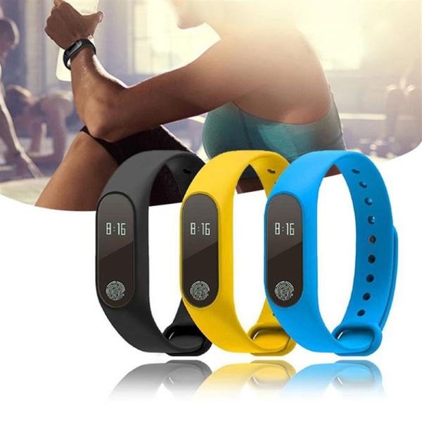 Sport montre-Bracelet intelligente Bracelet affichage jauge de remise en forme étape Tracker numérique LCD podomètre course étape marche compteur de calories6572956286e