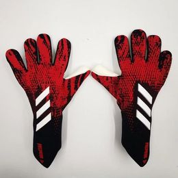 Guantes de portero de portero de fútbol deportivo para niños, niños, niños, universitarios, guantes de fútbol para hombres con agarres fuertes, palmas Kits111