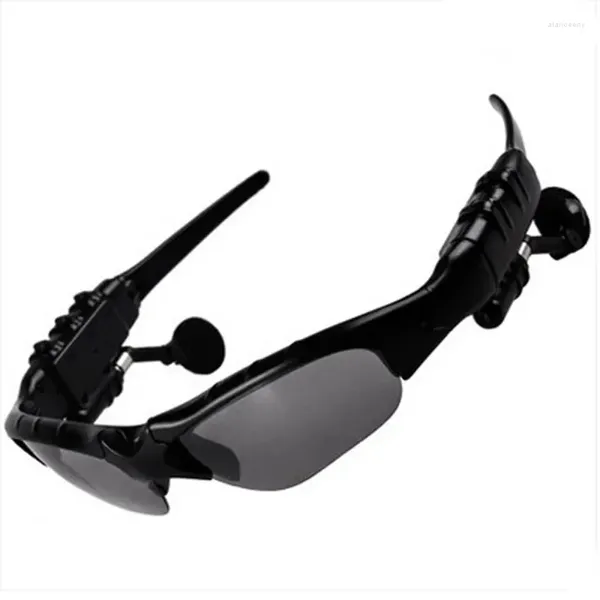 Sport stéréo sans fil Bluetooth 4.1 casque téléphone conduite lunettes de soleil Mp3 équitation lunettes avec lentille solaire colorée