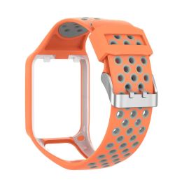 Sangle de watch sport pour Tomtom Runner 3/2 Bracelet Smart Silicone Wriststrap pour Tomtom Adventurier / Golfer 2 / Spark / 3 Musique